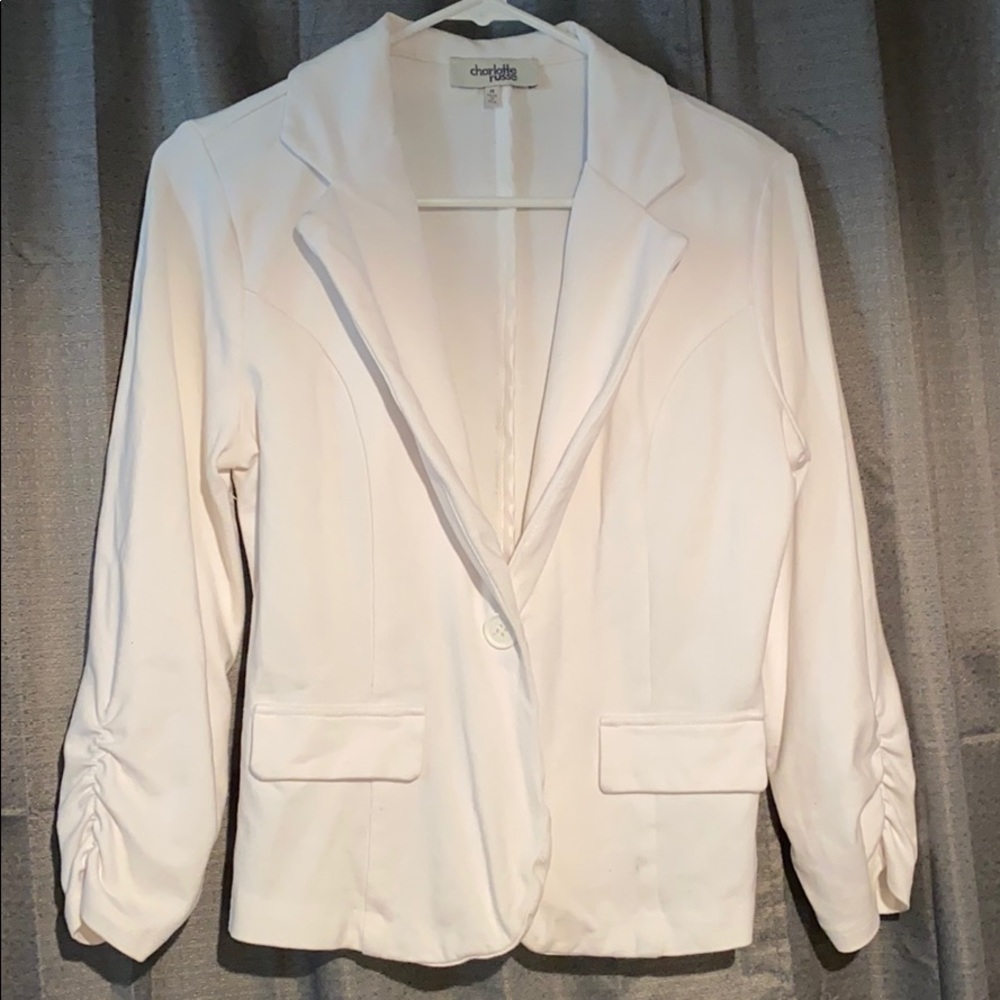 Charlotte Russ White Blazer